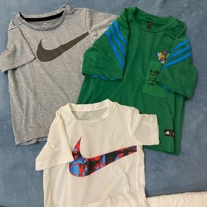 Boys bundle of Dri-fit shirts